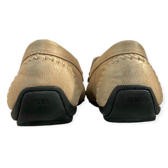 Stacy Adam\'s Men\'s Tan Percy Slip-On Moc Toe Loafer Shoes 25090-260 | Size 9M